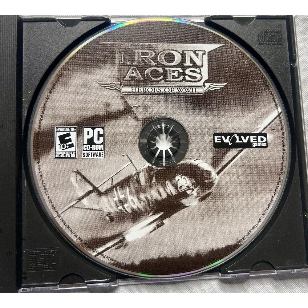 Iron Aces Heroes Of WWII Evolved Games PC Video Game. Pre-Owned.
